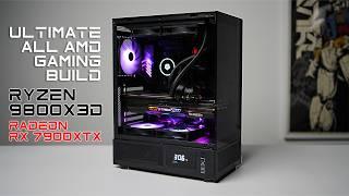 We Built The Ultimate All AMD Gaming PC! Ryzen 9800X3d Is Crazy FAST!