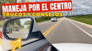 COMO MANEJAR TU AUTO POR EL CENTRO DEL CARRIL.TÉCNICAS DE MANEJO PARA NUEVOS CONDUCTORES.