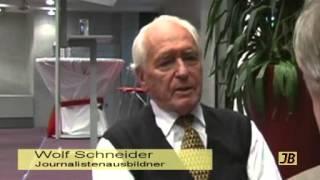 Abschied als Journalistenlehrer - Wolf Schneider im Interview