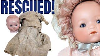 Rescued Dream Baby! Antique Doll Restoration, Part 2