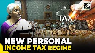 Budget 2024 | FM Nirmala Sitharaman announces personal income tax rates in new tax regime