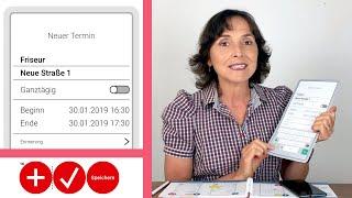 Wie notiere ich mir einen Termin mit der App Kalender? Smartphone Training für Senior*innen Teil 16