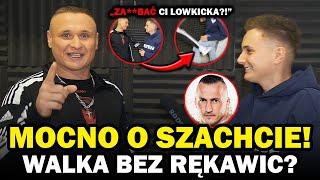 "SZYMPANSY SĄ DUŻO MĄDRZEJSZE!" KOZIOŁEK DISSUJE SZACHTĘ! + LOWKICK DLA HUBERTA XD