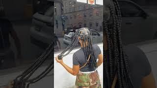 Coi Leray Braids️ #knotlessboxbraids #braids #hairstyles #explorepage #knotless #nj