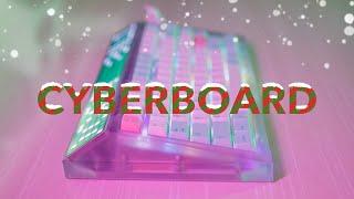 CYBERBOARDXmas Special Build & Typing Sounds | Ethereal Panda Switches, GMK Noel Keycap Set