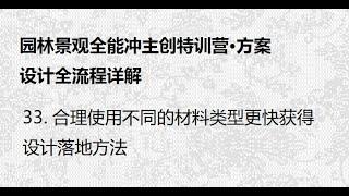 33. 合理使用不同的材料类型更快获得设计落地方法