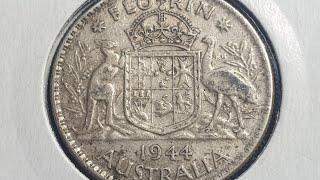 Australia 1944 Florin Varieties and Values