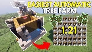 BEST AUTOMATIC TREE Farm for Minecraft Bedrock 1.21+