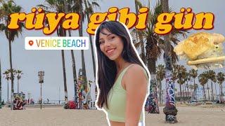 VENICE BEACH VLOG || zeytinyağlı dondurma? #buketinLA