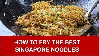 How to fry the best Singapore noodles (rice vermicelli)