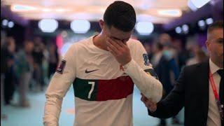 Cristiano Ronaldo crying at Worldcup 2022 | CR7 End walk