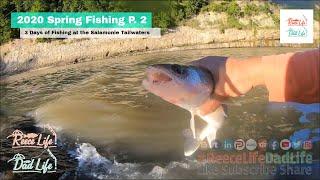 Dad Life Spring Salamonie Reservoir Tailwaters Fishing Part 2 - 3 Days - Crappie Catfish Walleye