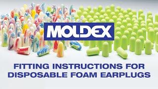 Foam Earplug Fitting Instructions