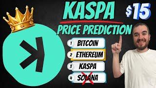 KASPA : 2025 Price Prediction! Passing up Solana and BNB with Tier 1 Exchanges Coinbase and Binance!