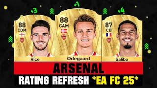 FIFA 25 | ARSENAL PLAYER RATINGS (EA FC 25)!  ft. Odegaard, Rice, Saliba…