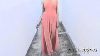 Adele Silk Dress - White Runway