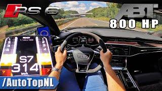 800HP AUDI RS6 C8 ABT on AUTOBAHN [NO SPEED LIMIT] by AutoTopNL