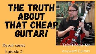 Tafty and his Grote semi-hollow archtop reveal the shocking truth about "affordable" guitars!