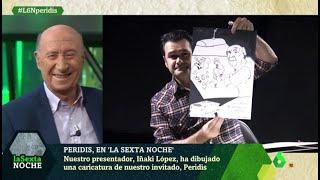 La sorpresa de Peridis con la caricatura que Iñaki López le regaló