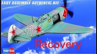 Building a La-7 from hobby boss in 1/72 scale (recovery modelling)