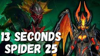  SPIDER 25 SICIA SPEED RUN  MY NEW TEAM | RAID SHADOW LEGENDS