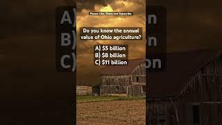 Can you guess the annual value of #ohio #agriculture? #shorts @OhioDeptofAg @ohiofarmbureau