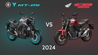 YAMAHA MT 25 VS HONDA CB 250 R | Comparison | Mileage | Top Speed | Price | Bike Informer