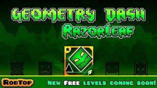 GEOMETRY DASH RAZORLEAF (All Levels 1~3 / All Coins)