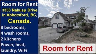 Room for Rent Abbotsford, BC, Canada.