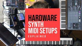 How To Connect Hardware Synthesizers And Sequencers Using Midi