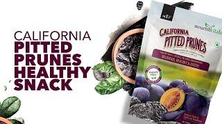 NourishVitals California Pitted Prunes | Healthy Snack With No Added Preservatives