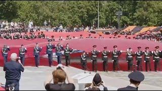Парад московских кадет на Поклонной горе
