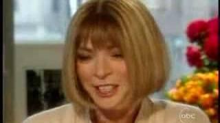 Barbara Walters interviews Vogue Magazine's Anna Wintour