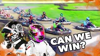 I hired a PRO RACE CAR DRIVER to help me WIN a KART RACE