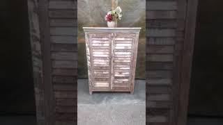 WOODEN SHUTTER ALMIRAH / INDIAN FURNITURE / PRACHIN ART GALLERY JODHPUR