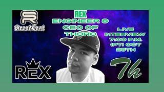 REX  Engineer/Producer & CEO Of THORO ProductionsLet's Meet The Man HimSelf Let's Get Down 2 Biz