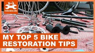 My top 5 vintage bike restoration tips
