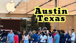 Massive Line at Apple Store for iPhone 16 Release in The Domain, Austin Texas | Shocking Demand!