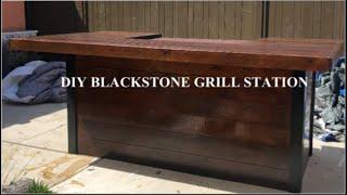 BLACKSTONE GRILL STATION DIY