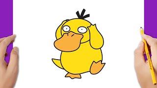 How to draw Psyduck