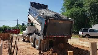 Dump Truck - Dumping a Load of Dirt