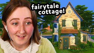 i built a *fairytale* cottage in the sims