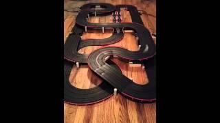 AFX 4 Lane Ho Slot Car Track