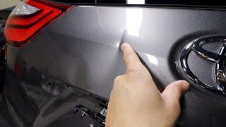 Extremely Sharp Dent Repair on a Toyota Sienna Lift Gate| Dentless Touch
