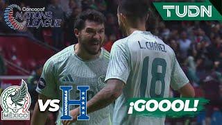 ¡DOBLETE! Henry no falla vía penal | México 4-0 Honduras | CONCACAF Nations League 2024 | TUDN