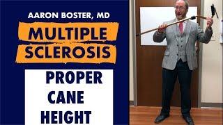 Proper Cane Height Adjustment: 2 Minute Tutorial