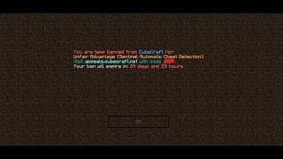 I got banned from Cubecraft.net.... and for what reason? Hacking? How?