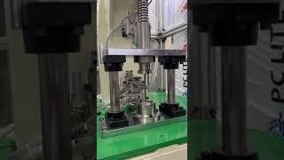 Auto rotary shaft and rotor core pressing