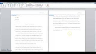 How to Properly MLA Format a Research Paper with Word 2010