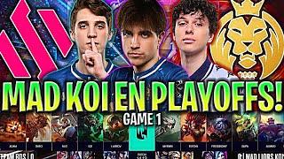 MAD LIONS KOI COMIENZA LOS PLAYOFFS! *TWITCH ADC!* | BDS vs MDK Game 1 LEC PLAYOFFS 2024 ESPAÑOL